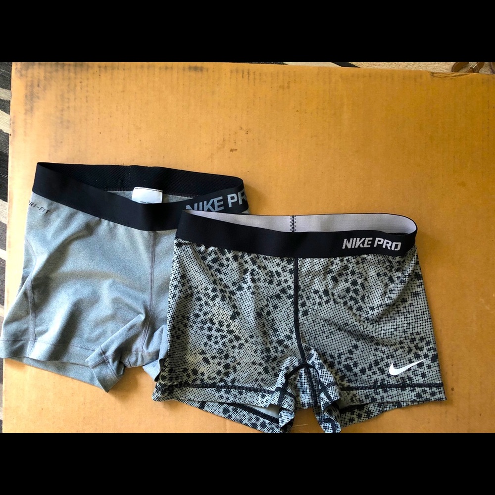 Nike pro spandex shorts